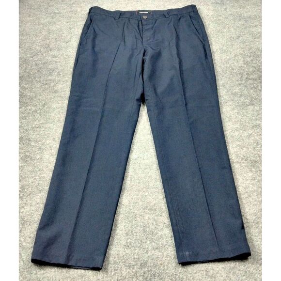 Bluffworks Pants Men's Size 37x30 Navy Blue Polyester Original Chino Regular Fit - Picture 1 of 11